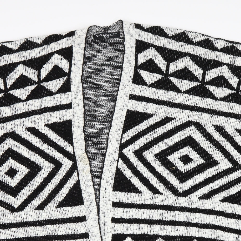 Womens UK Size M Select Black Cardigan Jumper