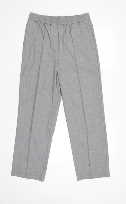 Womens UK Size 12 NEXT Regular Fit Dress Pants Grey Trousers