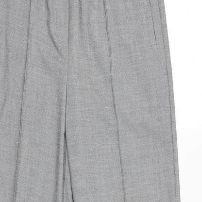 Womens UK Size 12 NEXT Regular Fit Dress Pants Grey Trousers