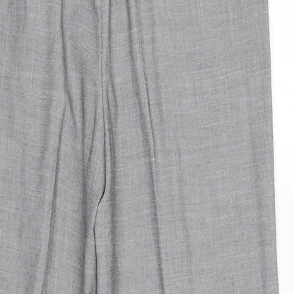 Womens UK Size 12 NEXT Regular Fit Dress Pants Grey Trousers