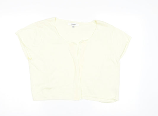 Womens UK Size 20 Simply Be Ivory Cardigan Jumper