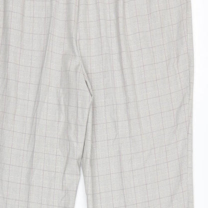 Womens UK Size 20 Agenda Regular Fit Cropped Grey Trousers