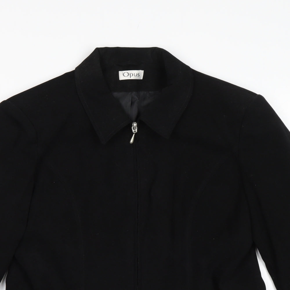 Womens UK Size 10 OPUS Black Jacket