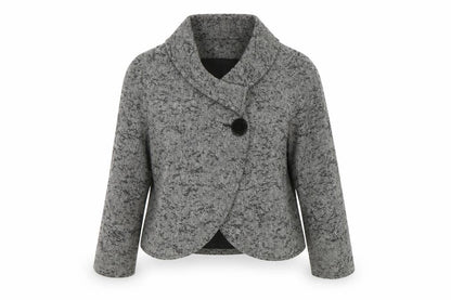 Bonmarché Womens Grey Jacket Coat Size 16