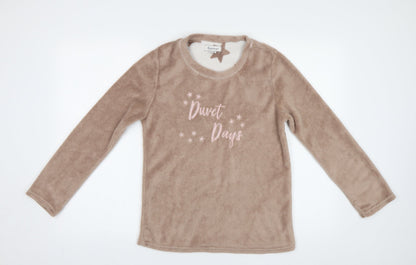 Primark Womens Beige   Top Pyjama Top Size 8  - Duvet Days