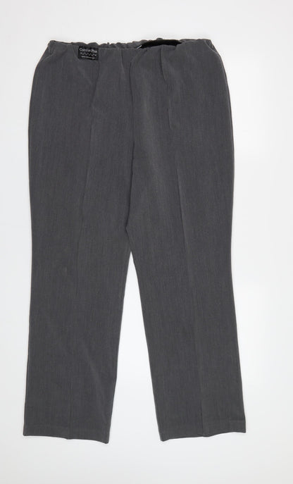 Classic Womens Grey   Trousers  Size 16 L30 in