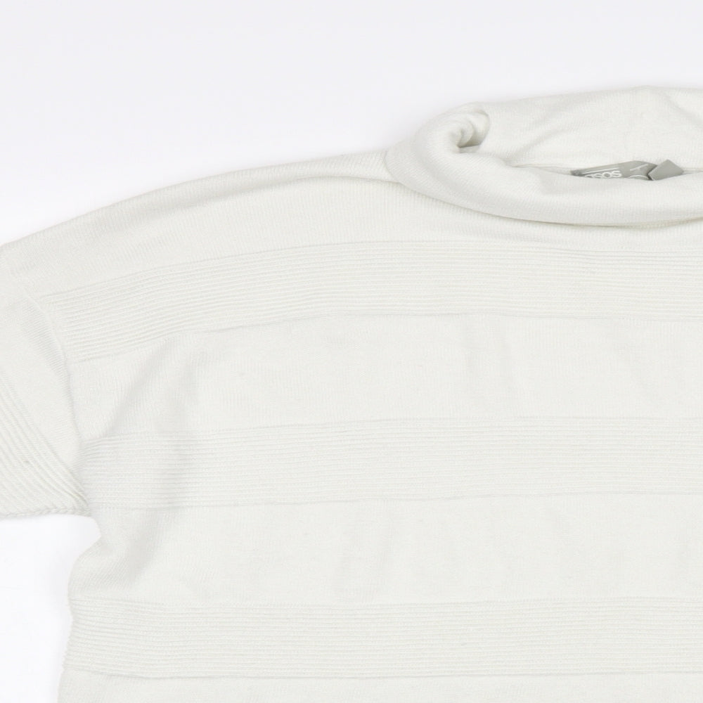 Womens UK Size 8 ASOS White Pullover Jumper