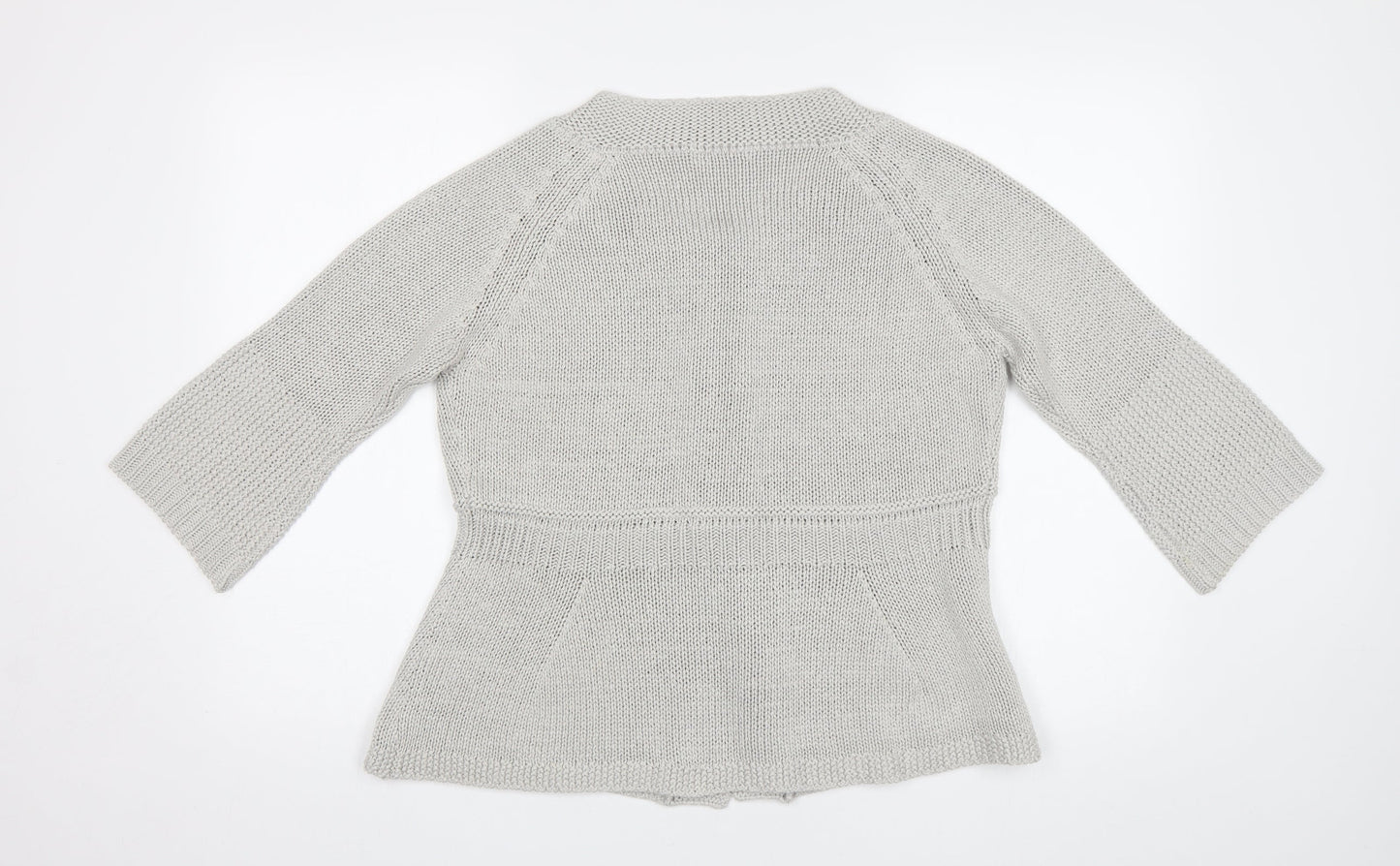 Womens UK Size 18 M&S Grey Cardigan Jumper