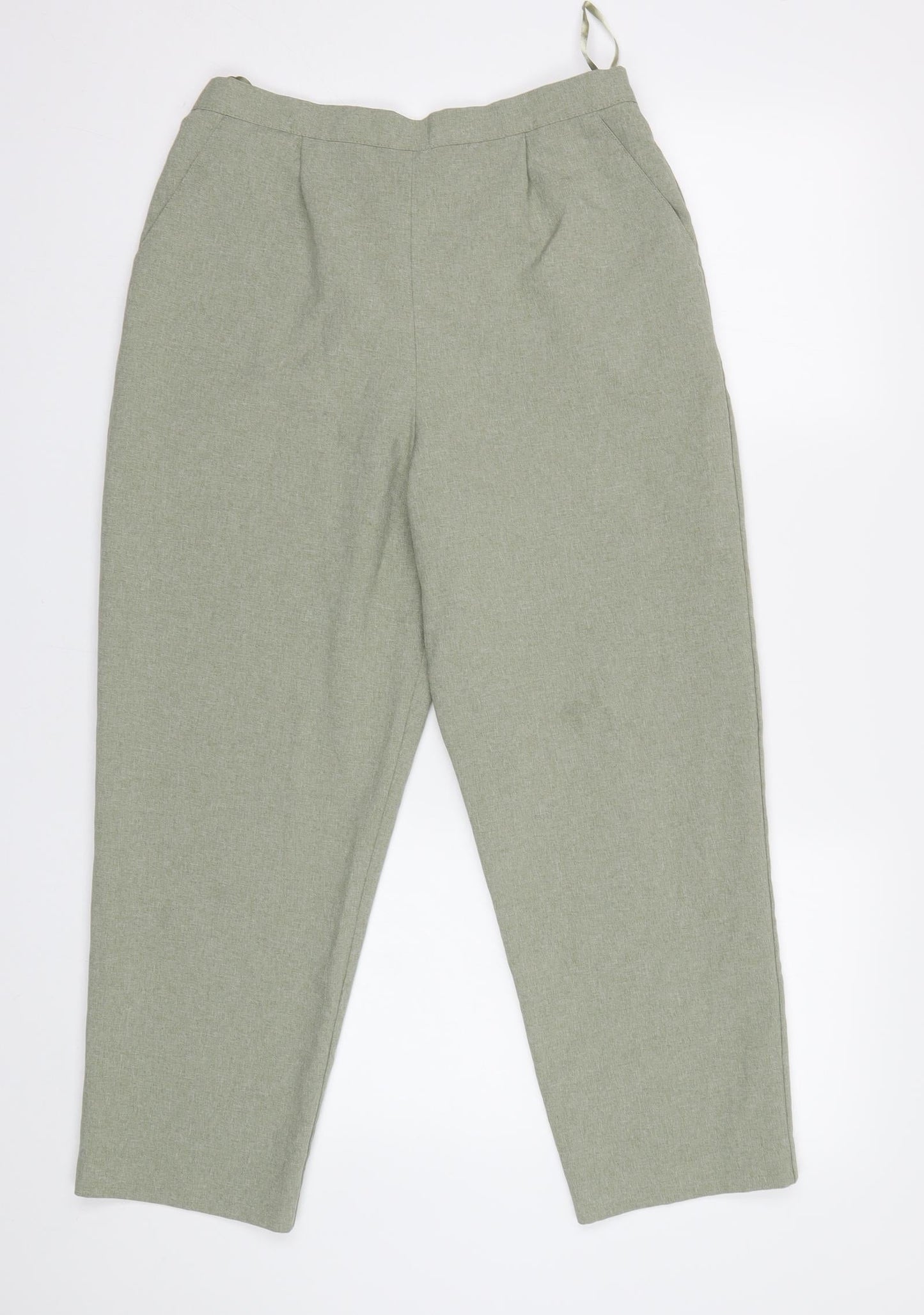 Classic Womens Green   Trousers  Size 14 L25 in