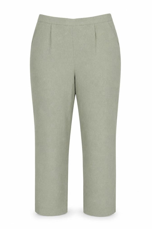 Womens UK Size 14 Classic Regular Fit  Green Trousers