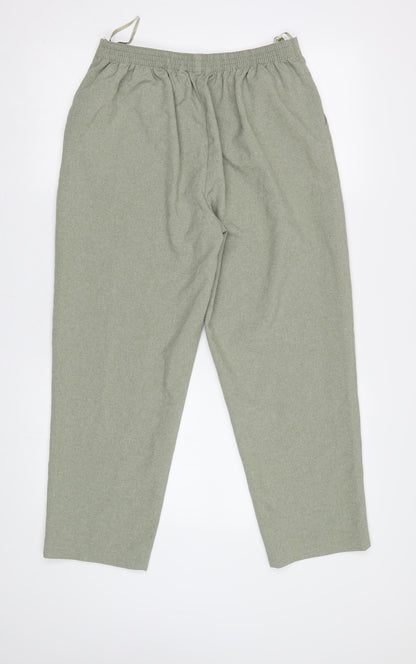 Classic Womens Green   Trousers  Size 14 L25 in