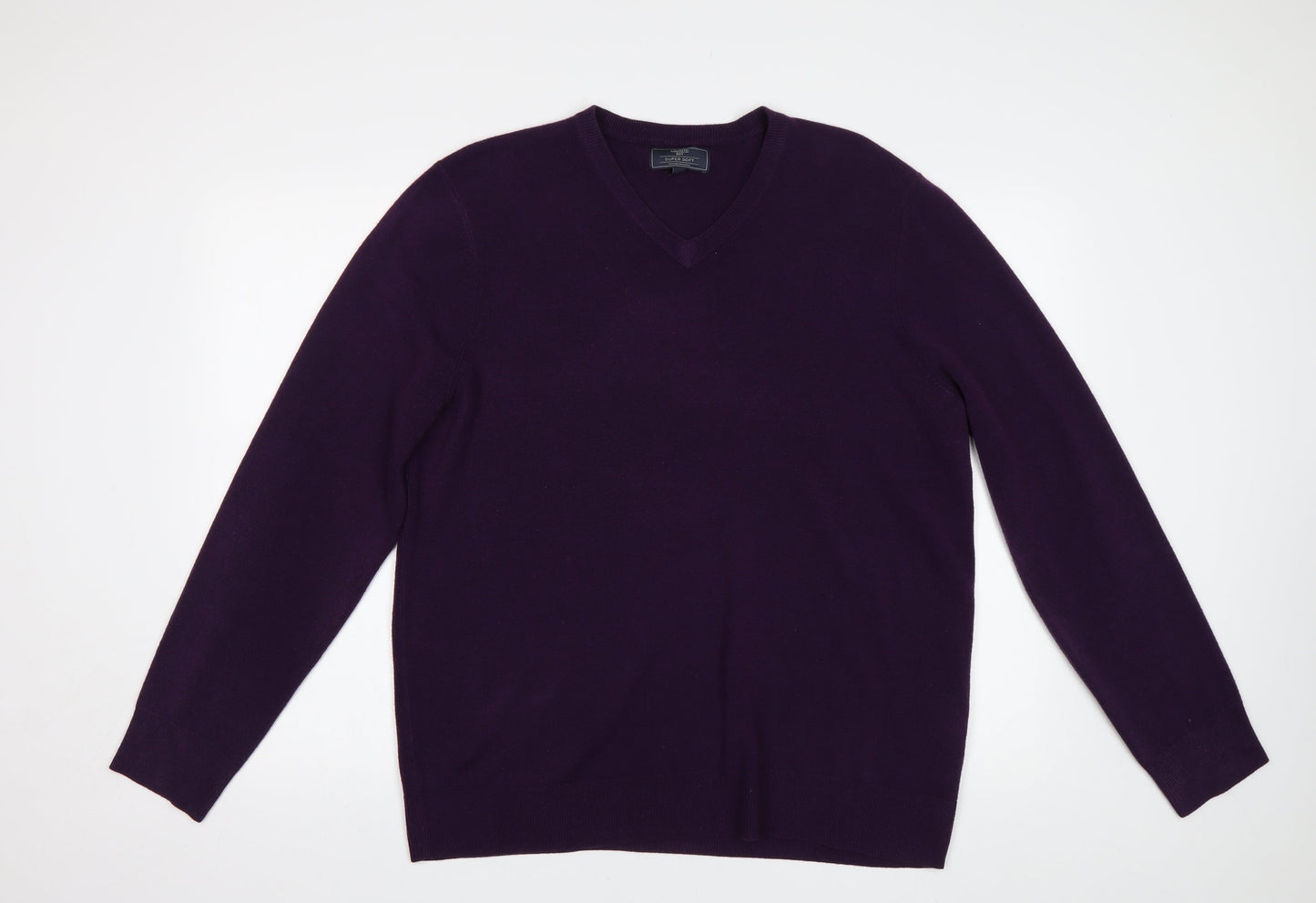 BHS Mens Purple   Pullover Jumper Size L