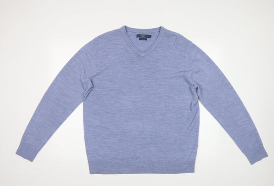 BHS Mens Blue   Pullover Jumper Size L