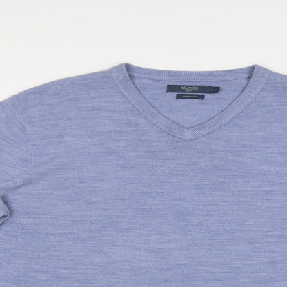 BHS Mens Blue   Pullover Jumper Size L