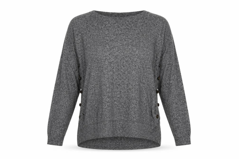 Womens UK Size XL M&S Grey Pullover Jumper