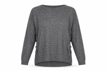 Womens UK Size XL M&S Grey Pullover Jumper