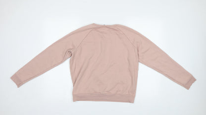 New Look Womens Pink   Pullover Sweatshirt Size 14  - Love