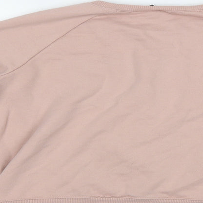 New Look Womens Pink   Pullover Sweatshirt Size 14  - Love