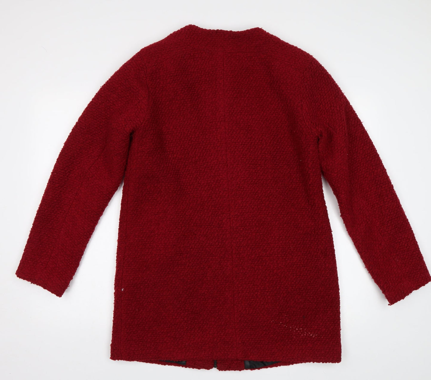 Primark Womens Red   Overcoat Coat Size 12