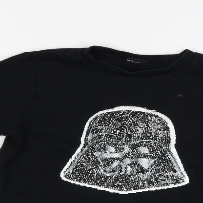 NEXT Girls Black   Pullover Sweatshirt Size 9 Years  - Star Wars