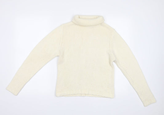 Womens UK Size L Liquid Ivory Pullover Jumper