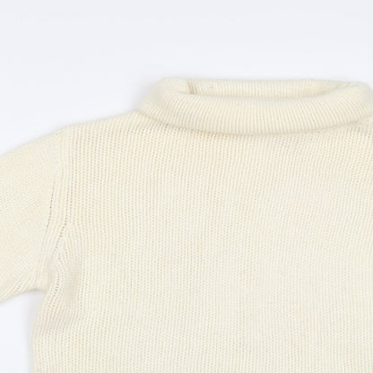 Womens UK Size L Liquid Ivory Pullover Jumper