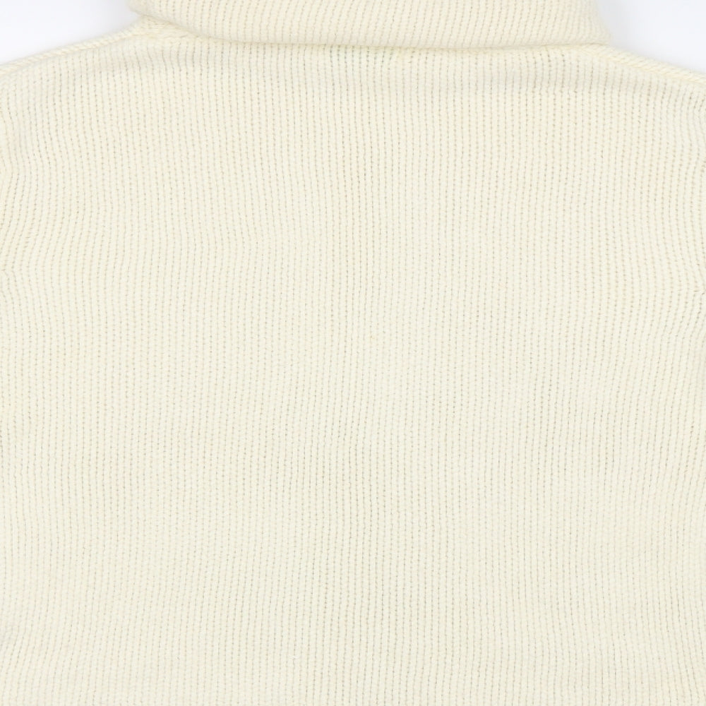 Womens UK Size L Liquid Ivory Pullover Jumper