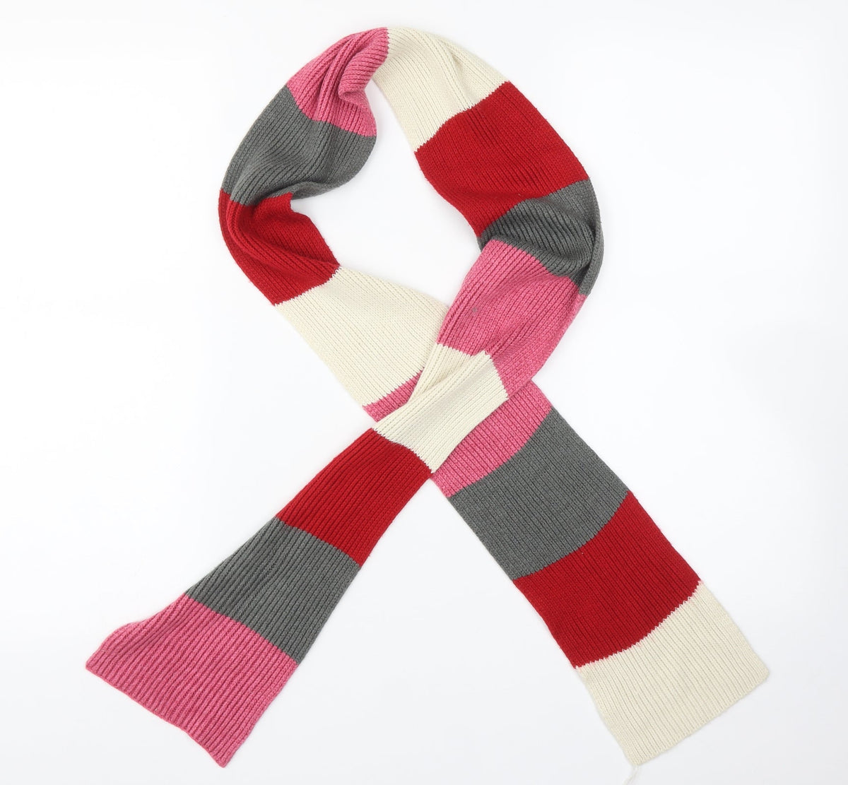 Preworn Womens Multicoloured Striped   Scarf