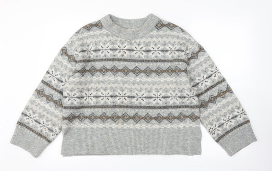Womens UK Size M H&M Multicoloured Pullover Jumper