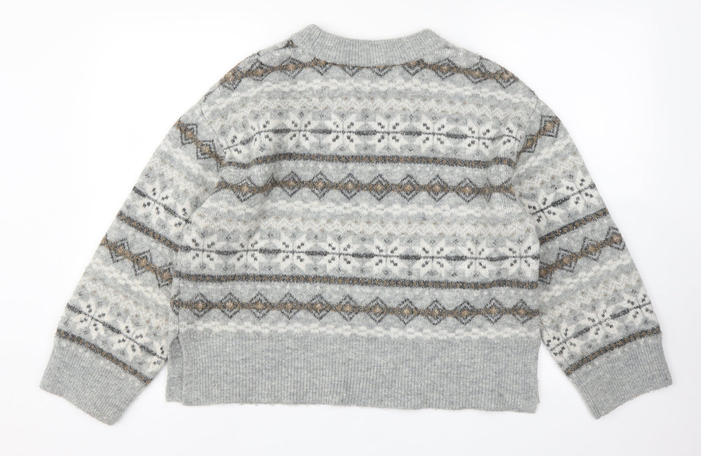 Womens UK Size M H&M Multicoloured Pullover Jumper