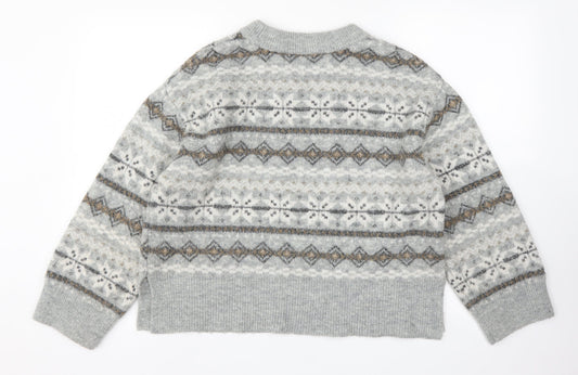 Womens UK Size M H&M Multicoloured Pullover Jumper
