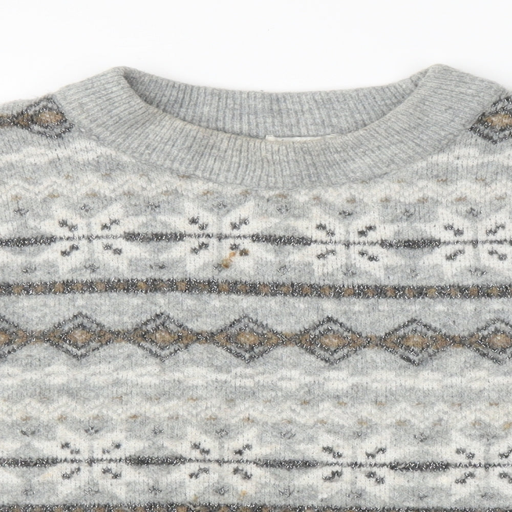 Womens UK Size M H&M Multicoloured Pullover Jumper