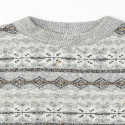 Womens UK Size M H&M Multicoloured Pullover Jumper