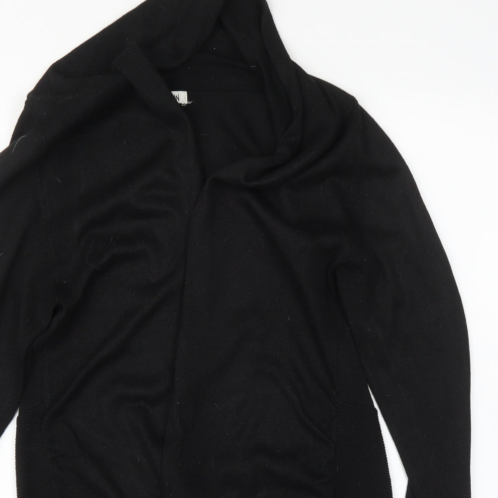 B&W Womens Black   Cardigan Jumper Size M