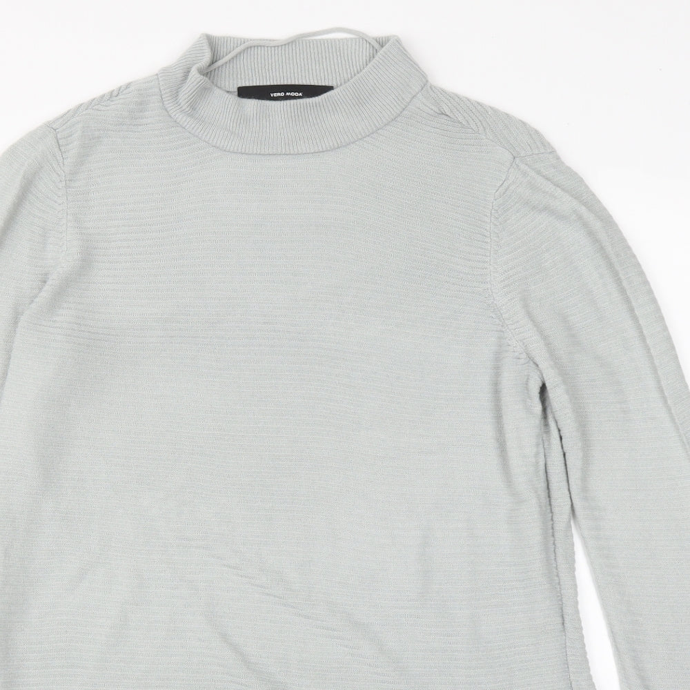Womens UK Size M VERO MODA Green Pullover Jumper