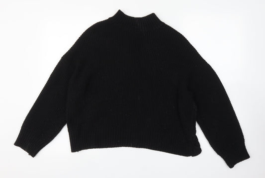 Womens UK Size M New Look Black Pullover Jumper