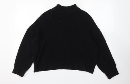 Womens UK Size M New Look Black Pullover Jumper