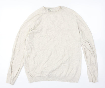 Womens UK Size M Matalan Beige Pullover Jumper
