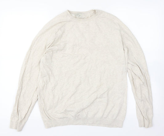 Womens UK Size M Matalan Beige Pullover Jumper
