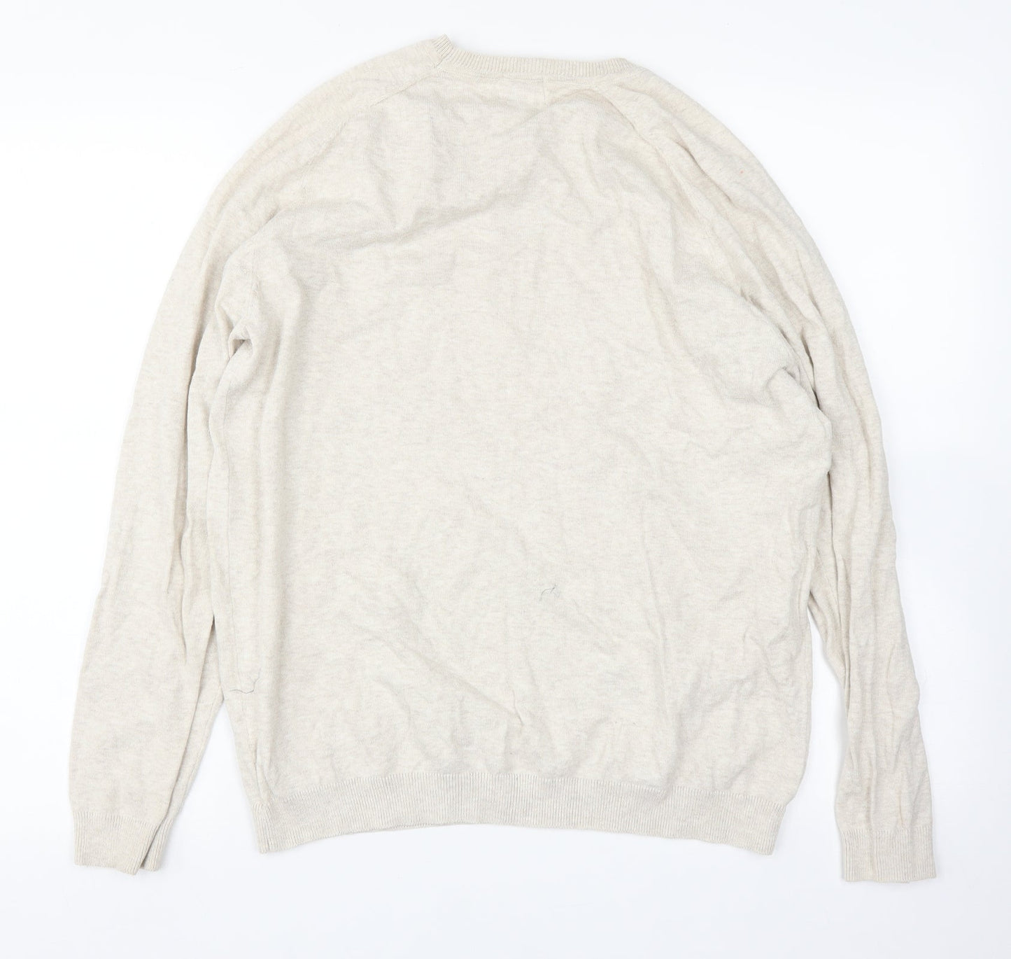 Womens UK Size M Matalan Beige Pullover Jumper
