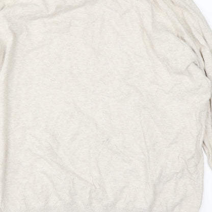 Womens UK Size M Matalan Beige Pullover Jumper