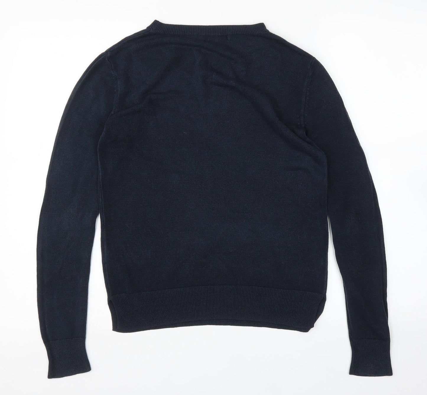 Womens UK Size 8 M&S Blue Pullover Jumper