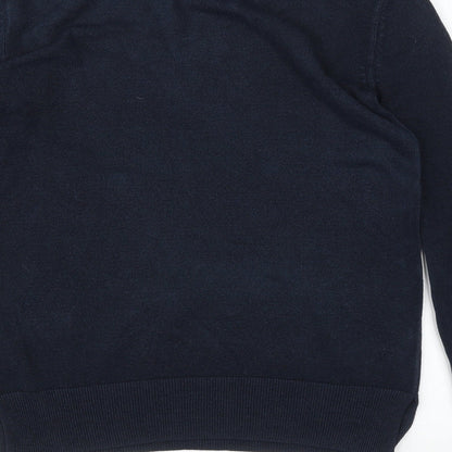 Womens UK Size 8 M&S Blue Pullover Jumper