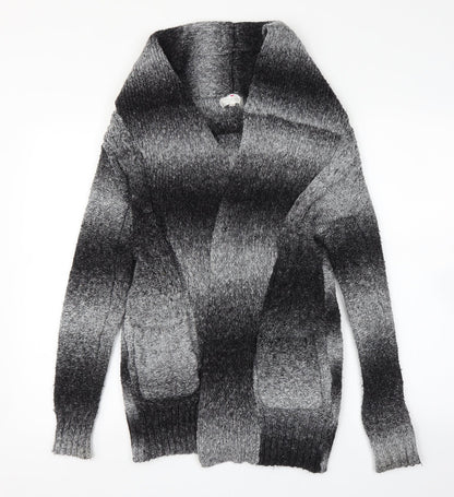 Womens UK Size S Inspire Grey Cardigan Jumper