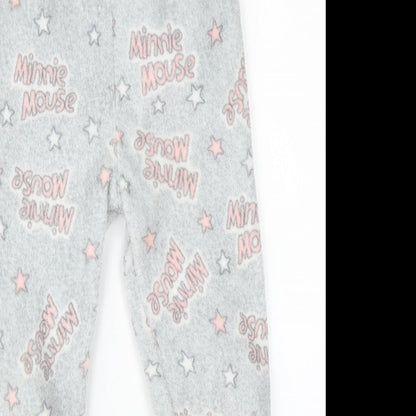 Primark Girls Grey    Pyjama Pants Size 6-7 Years  - Minnie mouse