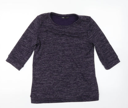 Womens UK Size L oodji Purple Pullover Jumper