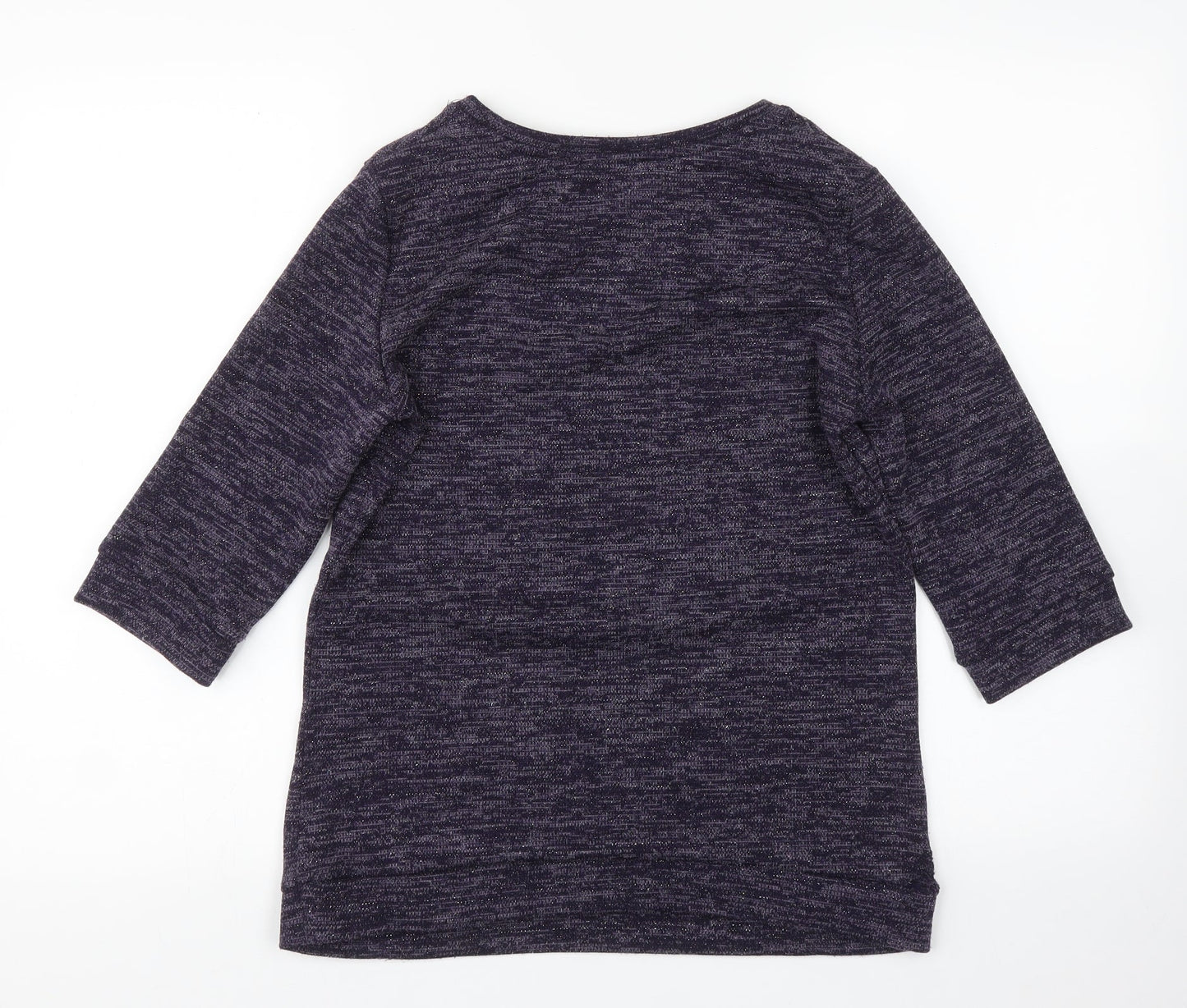 Womens UK Size L oodji Purple Pullover Jumper