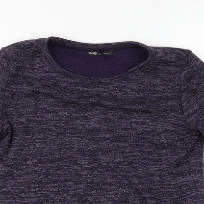Womens UK Size L oodji Purple Pullover Jumper