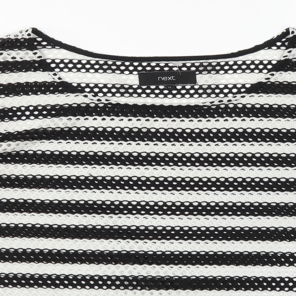 NEXT Womens Multicoloured Striped  Basic T-Shirt Size 12