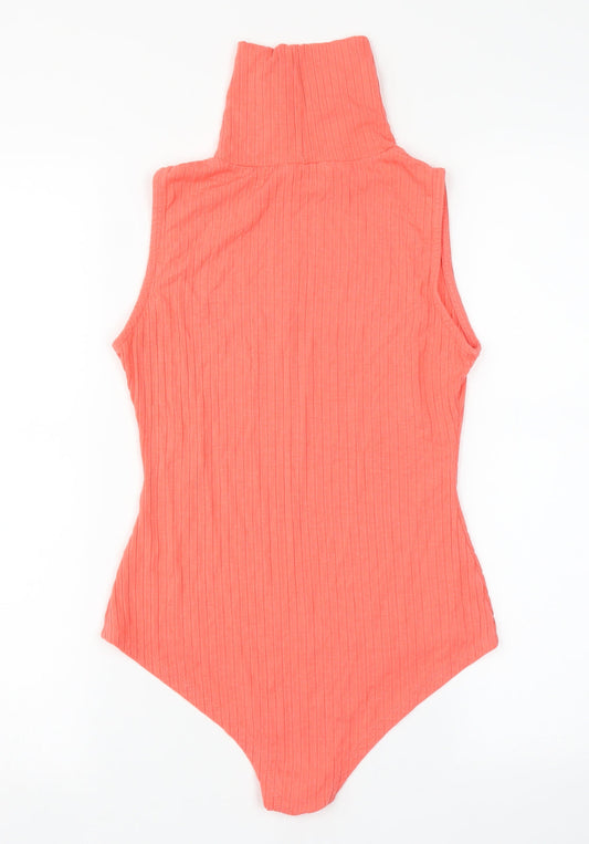 Select Womens Pink   Bodysuit One-Piece Size 10